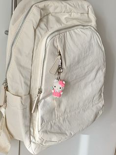 hello kitty keychain uni backpack coquette Hello Kitty Keychain, Textile Projects, Hello Kitty, Textiles, Kitty, Backpacks, Black