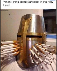 Funny Knight Pictures, Medieval Knight Funny, Metal Memes Funny, Knight Helmet Meme, Funny Metal Meme, Metal Memes Humor, Funny Knight Memes, Crusader Meme, Knight Memes