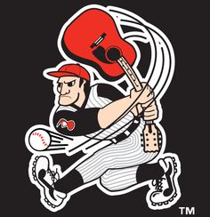 a baseball player holding a bat and wearing a catchers mitt on his shoulder