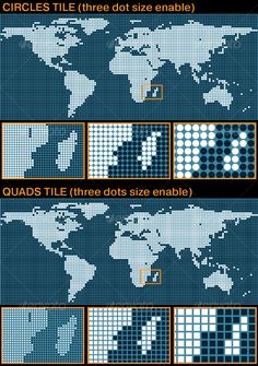 the world map is shown in blue and orange