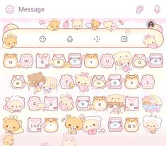 rilakkuma theme keyboard for android and ios