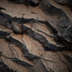 an image of some rocks that look like they have been carved into the side of a mountain