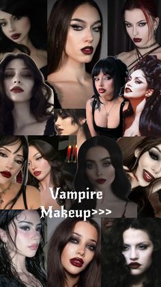 Vamp Makeup, Dark Makeup Looks, Vampy Makeup, Romantic Makeup, Vampire Makeup, Punk Makeup, Dope Makeup, Goth Makeup, Gothic Makeup