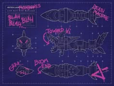 Jinx Bomb Design, Jinx Shark Bomb, Jinx Bomb Symbol, Jinx Blueprint, Cyberpunk Themed Poster Ideas, Jinx Shark Missile, Jinx Shark Launcher, Jinx Shark Cannon, Jinx Shark Rocket Launcher