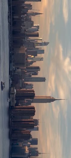 an aerial view of the empire building in new york city