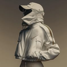 Fashion From The Past, Minimalist Future, Clothes 3d, Nike Athleisure Outerwear For Streetwear, Clothes Of The Future, Future Wear, Future Style Fashion, Unique Clothing Ideas, Fashion 3d