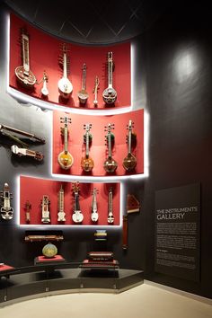 the instruments are on display at the museum
