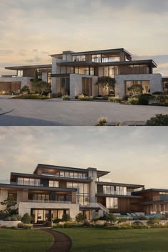 Sleek Layers: Stone, Wood, & Glass