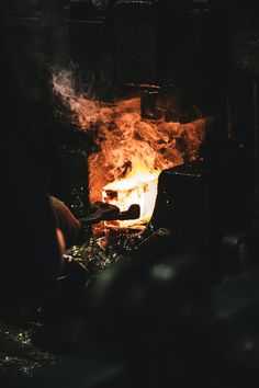 Forge Sparks, Forge And Bellows, Forge With Glowing Embers, Blacksmith Forging Metal With Torch, Blacksmith Forge With Glowing Embers, Blacksmith Forging Metal With Sparks, Blacksmith Fire Close-up, Stove Fire Gif, Forge Fire Close-up