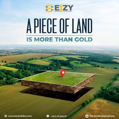 a piece of land is more than gold in this ad for ezyyz