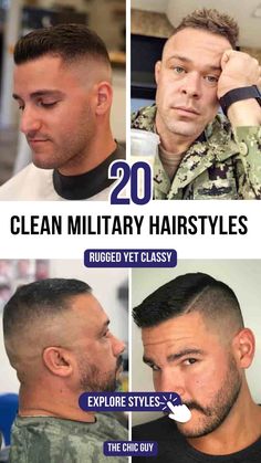 20 Military Haircut Styles for Men with Confidence