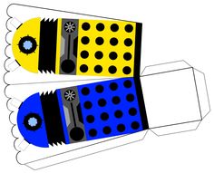 an image of two boxes that look like they are made out of legos and paper