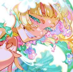 Bright Art Styles, Japanese Art Illustration, Japanese Cute Illustration, Picture Poses Drawing, Character Eye Ideas, Colour Digital Art, Vibrant Pfp, Happy Characters, Character Eye Design