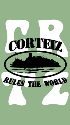 the logo for corfez rules the world