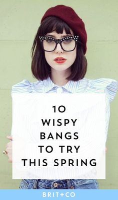10-Wispy-Bangs- Shoulder Length Hair With Short Bangs, How To Style Bangs With Glasses, Hairstyles With Bangs Medium, Wispy Fringe With Glasses, How To Wear Bangs With Glasses, How To Have Bangs With Glasses, French Bangs With Glasses, Wispy Bangs Round Face Glasses, Wispy Bangs Glasses