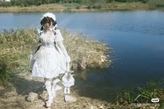 egl lolita Egl Aesthetic, Egl Dress, Egl Style, Old School Egl, Egl Cosplay, Lolita Outfit Inspiration, Egl Fashion Gothic, White Lolita Fashion Outfit, Gothic Lolita Wallpaper Aesthetic