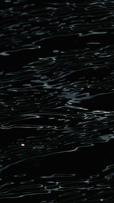 the water is very dark and it looks like they are floating on top of each other