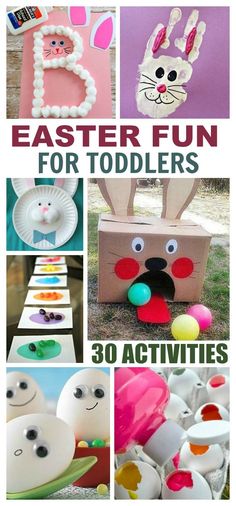 easter crafts and activities for toddlers to make
