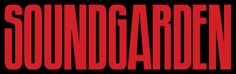 the sound garden logo is shown in red