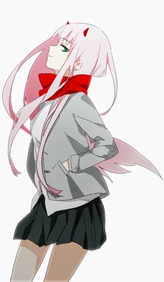 Cute Zero Two, Zero Two Standing, Zero Animated, Zero Two Coat, Zero Fanart, Zero Two Transparent, Zero From Anime, Zero Two Graffiti Art, Zero Two Irl