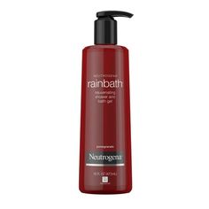 Help cleanse and refresh your body with Neutrogena Rainbath Rejuvenating Pomegranate Shower and Bath Gel. For daily use, this invigorating shower and bath wash cleanses, softens, and conditions skin with the fresh fragrance of Pomegranate. The rich, conditioning lather of this shower gel softens and conditions your skin and rinses clean without leaving any heavy residue. You can smooth it on your body using moistened hands, a puff, or a washcloth, or you can add it to your bath or use it as a sk Dry Skin Body Wash, Olay Body Wash, Tea Shower, Baby Body Wash, Listerine Cool Mint, Liquid Body Wash, Antiseptic Mouthwash, Dove Body Wash, Strawberry Mint