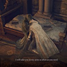 a woman sitting on top of a bed next to a pile of books in a room