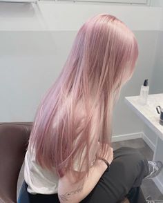 Soft Rose Pink Hair, Light Punk Hair, Pink Hair Shade, Cool Pastel Pink Hair, Light Pink On Brown Hair, Ligjt Pink Hair, Loght Pink Hair, Pink Soft Hair, Hair Light Pink