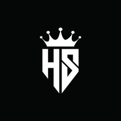 the letter b with a crown on top is shown in this black and white logo