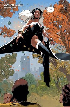 an image of a woman flying through the air