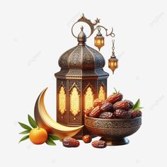 golden ramzan islamic lantern with dates ramadan food and drinks concept arabian lamp wood rosary