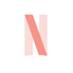 the letter n is made up of pink rectangles