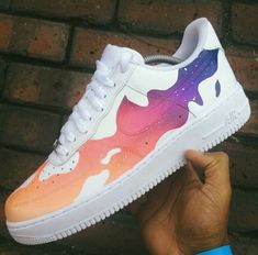 Cool Air Force 1, Airforce 1 Customs, Shoes Af1 Custom, Air Force Nike Custom, Adidas Air Force, Dip Shoes, Air Force One Shoes Custom, Tie Dye Air Force 1, Painted Forces