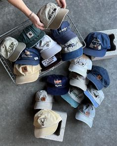 By: @agedivy Shop Curated Vintage Tees, Jackets, Pants, Denim, Jewelry + More. https://depop.com/retrysupply 50-100 New Arrivals Each Week, Giving Forgotten Fashion a Second Chance. Each piece has a story — make it part of yours. #VintageClothingForSale #DepopFashion #ClothingForMen #VintageClothingStore #DepopVintage #ThriftFashion #ClothingForSale #VintageClothingShop #DepopStore #SustainableClothes #ClothingForWomen #DepopUSA #VintageClothingSale #DepopSeller #ThriftFind #RecycledCloth... Vintage Dad Hat For Summer, Cheap Vintage Baseball Cap For Streetwear, Vintage Cap Collection Ideas, Vintage Dad Hat For Streetwear And Baseball Season, Cheap Embroidered Snapback Hat For Streetwear, Vintage Cap Collection Inspiration, Vintage Hat For Streetwear, Vintage Baseball Cap For Summer Streetwear, Vintage Cotton Trucker Hat For Streetwear