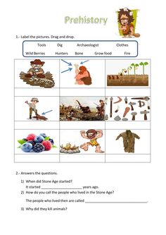 the worksheet is filled with pictures to help students learn how to use their skills
