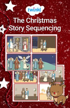 The Christmas Story Sequencing Cards for Key Stage 1
