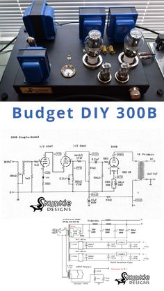 an electronic device is shown with diagrams and instructions on the back side, and in front of