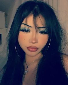 Chola Makeup, Pretty Makeup Looks, Alt Makeup, Cool Makeup Looks, Edgy Makeup, Dope Makeup, Crazy Makeup, Cute Makeup Looks, Makeup Obsession