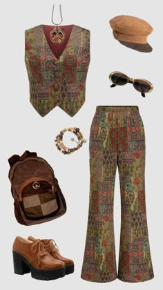 70s men’s hippie outfit #outfitinspo #70s #70shippie #70sfashion 70s Fashion Halloween, 70s Fashion Men Hippie, Hippy Outfits 70s, Hippie Outfits Men 70s, Hippies Outfit 70s, Male Hippie Outfits 70s, Hippie Clothes 70s, 70’s Fashion Hippie, 70s Groupies Hippie Shoes