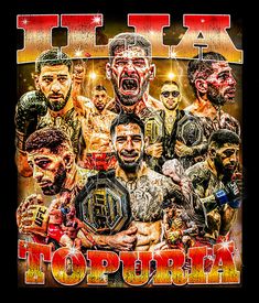 an image of the top 10 wrestlers in wwe wrestling, with their names and numbers printed on them