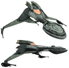 an alien ship is flying through the air