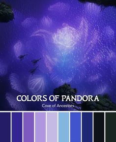 the colors of pandora
