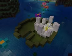 minecraft lily pad cute build bridge pathway Water Lilies Minecraft, Big Lily Pad Minecraft, Giant Lily Pad Minecraft, Lily Pad House Minecraft, Lilly Pad Minecraft Build, How To Make A Lily Pad In Minecraft, Minecraft Lily Pad Build, Minecraft Lilypad Build, How To Build A Lily Pad In Minecraft