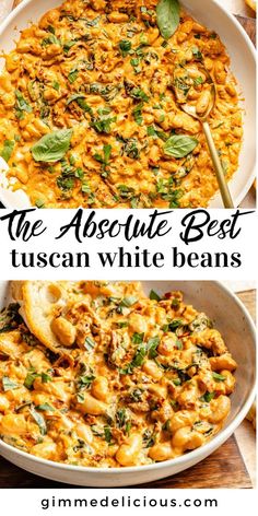 the absolute best tuscann white beans recipe