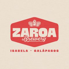 Logo Badge Deign Concept for Zaroa Brewery in the Galapagos Islands #Illustration #Design #Brewery Badge Logos, Vintage Brewery Logo, Brewery Branding, Beer Logos, Retro Food Logo Design, Modern Brewery Logo, Brewery Social Media, Brewery Logo Design, Craft Beer Logo
