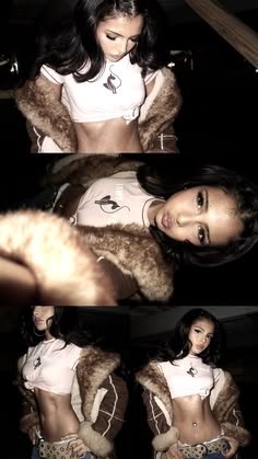 two pictures of a woman in white shirt and jeans with teddy bear on her chest