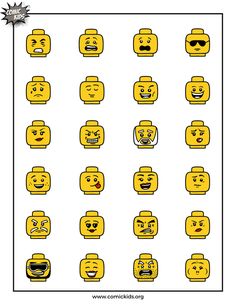 How to Draw Lego Faces Free Printable Step-by-Step Drawing Guides for Kids