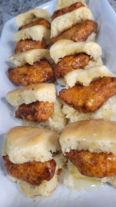 some food is sitting on a white plate and ready to be eaten by someone else