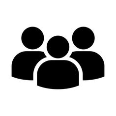 three people are standing in a circle, one is black and the other is white