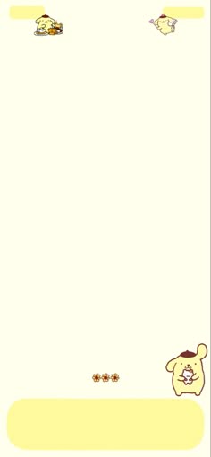 winnie the pooh and friends screenshots in front of a white background with yellow border