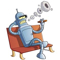 Bender With Money, Bender Drawing, Bender Fan Art, Bender Clipart, Bender With Beer, Bender Fanart Futurama, Bender Art Futurama, Bender Cartoon, Bender Drawing Futurama